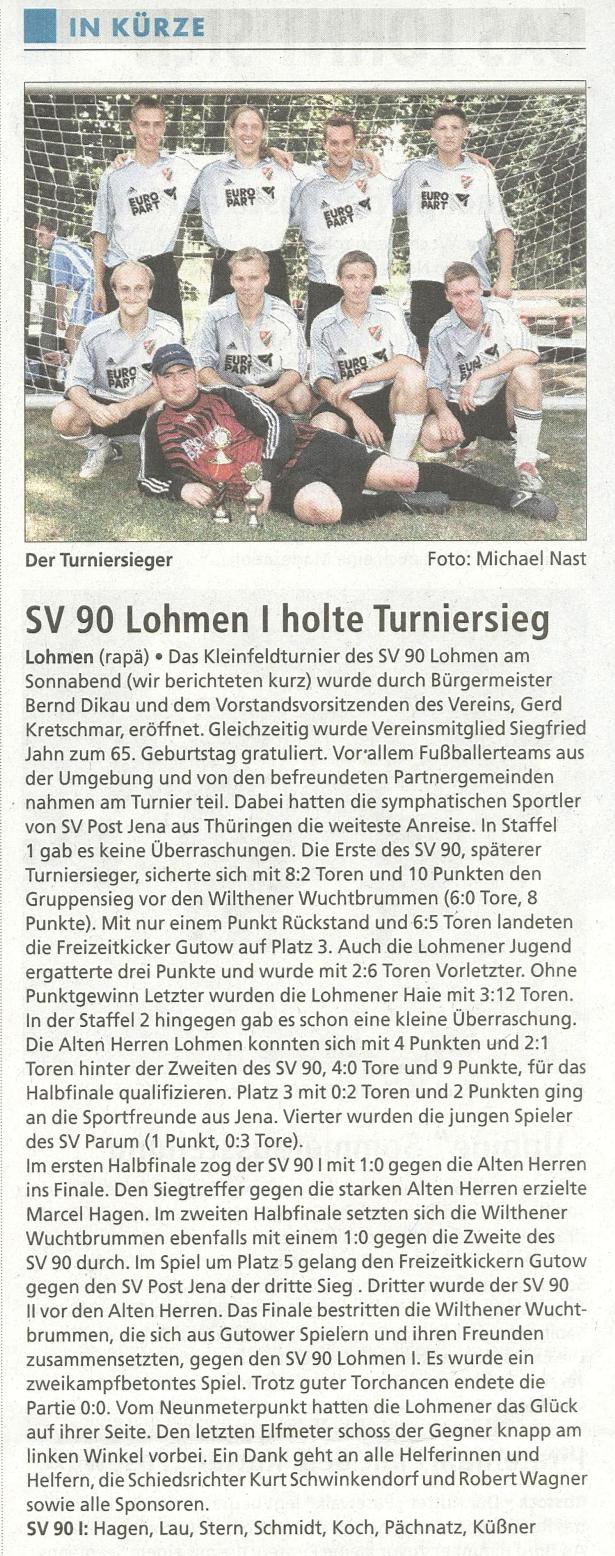 SVZ - Artikel vom 26.07.06